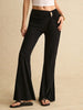Pantalons évasés pour femmes avec élément de gather chic Chic & Stil