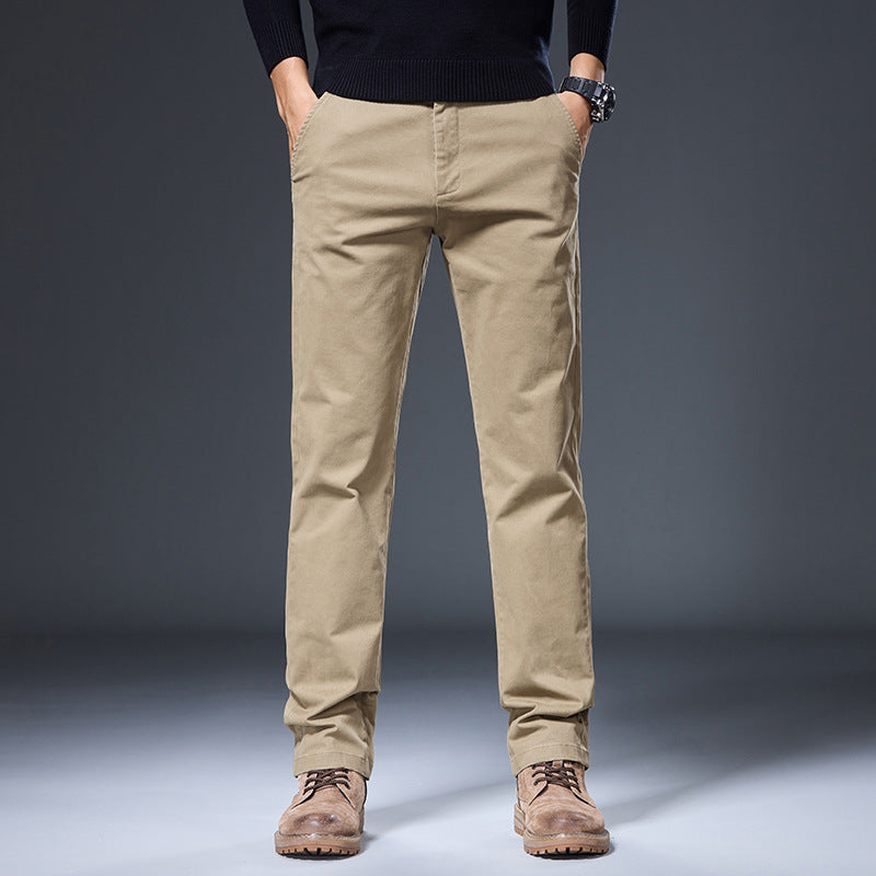 Comfortable chino pants for men with practical side pockets Lune London