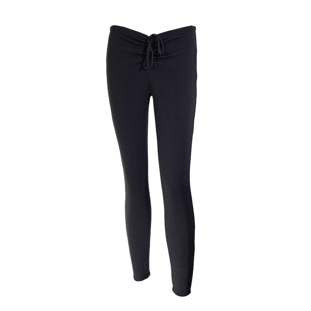 Women's Fleece-lined Leggings with High Waist and Drawstring Lune London