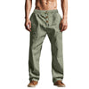 Casual pants for men with elastic waistband and button detail Lune London
