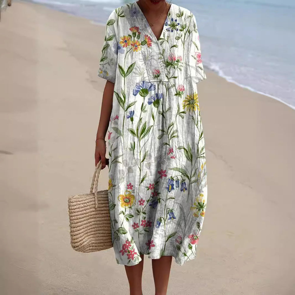 Lune London | Colorful Summer Dress with Flowers
