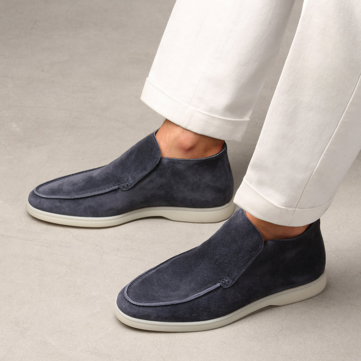 Elegant Calf Suede Men's Loafer Understated Sophistication for Every Occasion