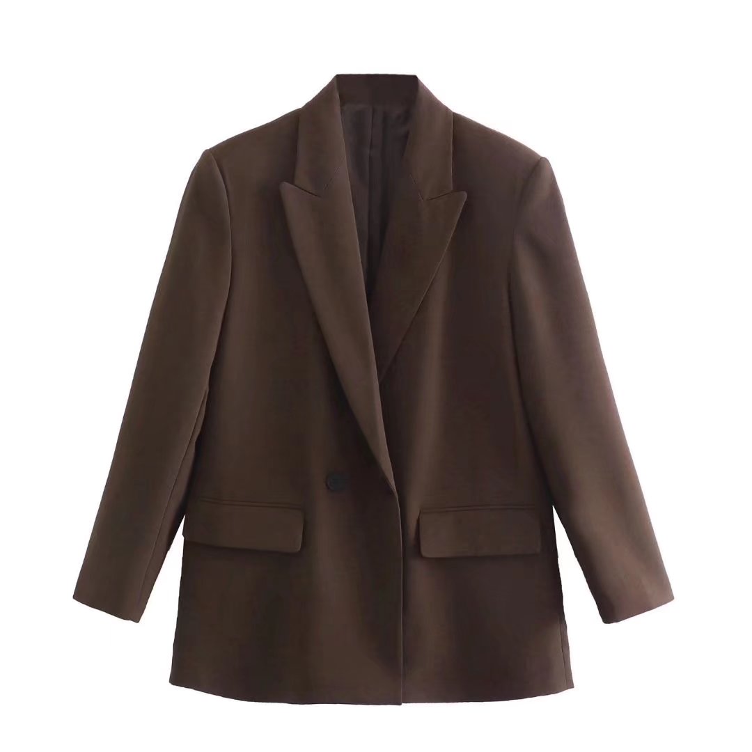 Elegante Double-Breasted Blazer voor Dames