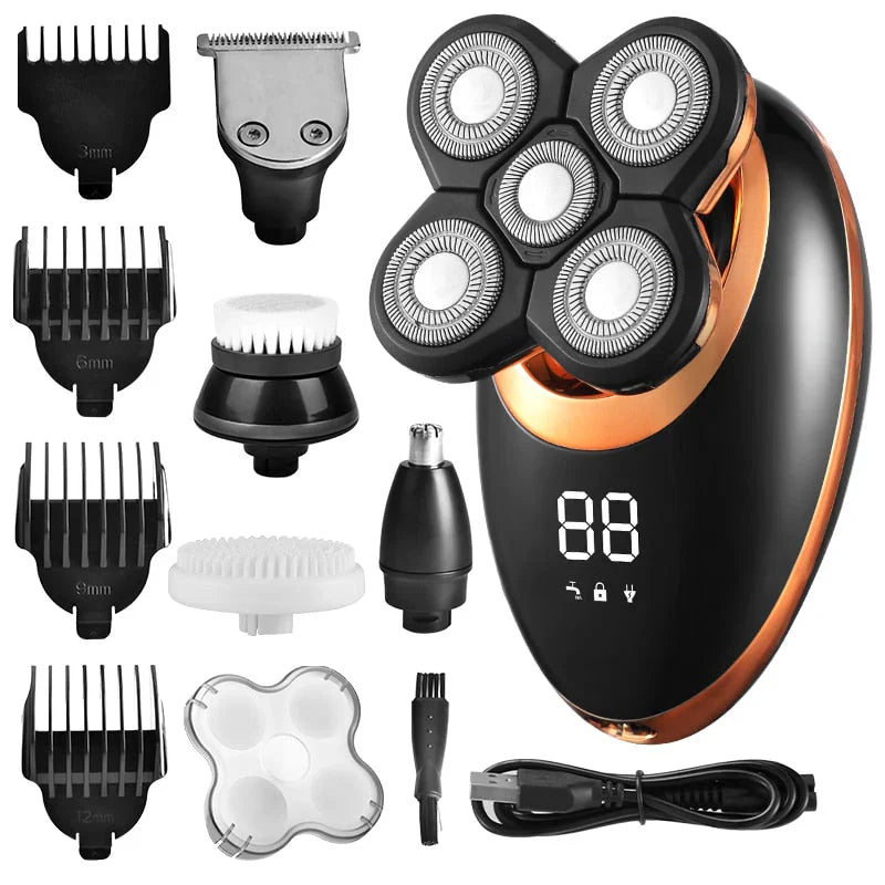 Waterproof Cordless Multi-Functional Trimmer for Men