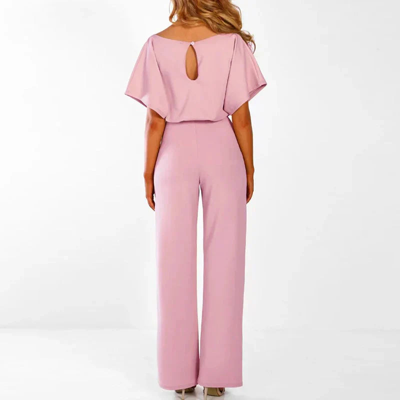 Elegant Women's Jumpsuit with Slim Waist