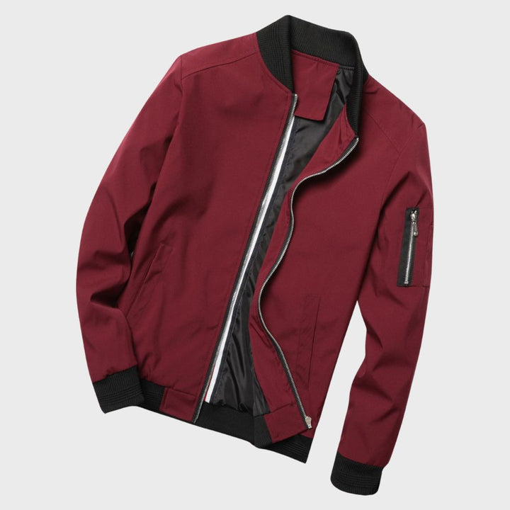 Men's All-Season Bomber Jacket Lightweight & Stylish