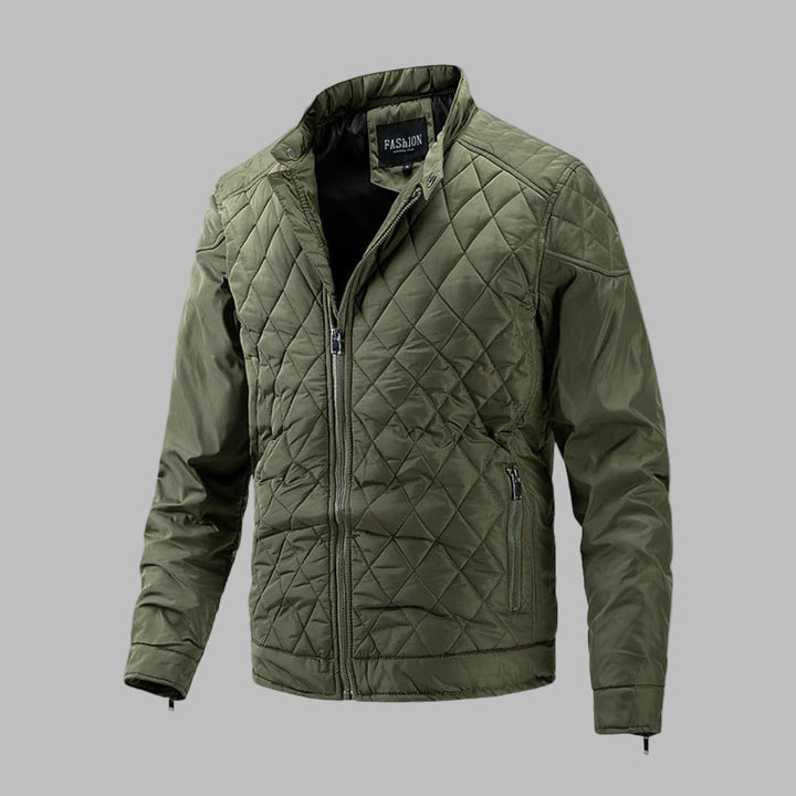 Elegant Transitional Quilted Jacket for Men
