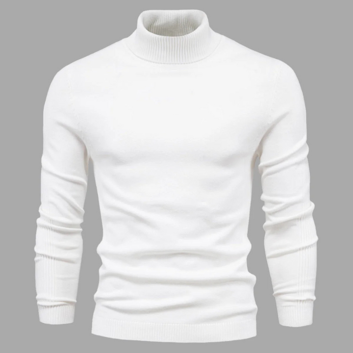 Men’s Wash-Able Turtleneck Sweater – Practical Style with Everyday Wear