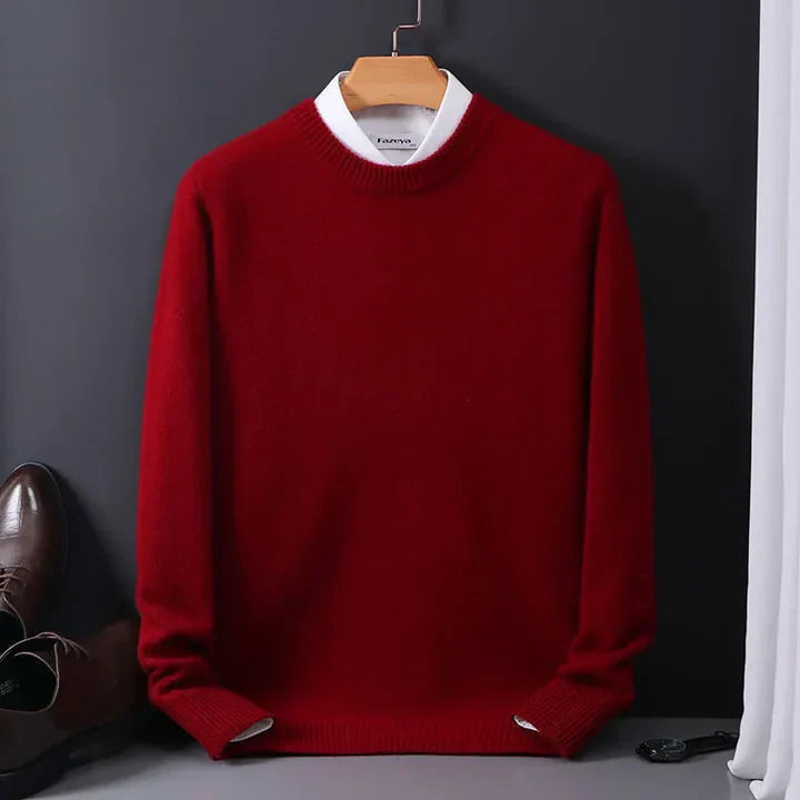 Caspian – Classic fine Wool-like Sweater for Men