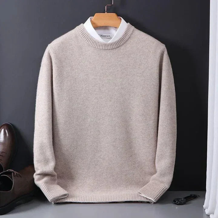 Caspian – Classic fine Wool-like Sweater for Men