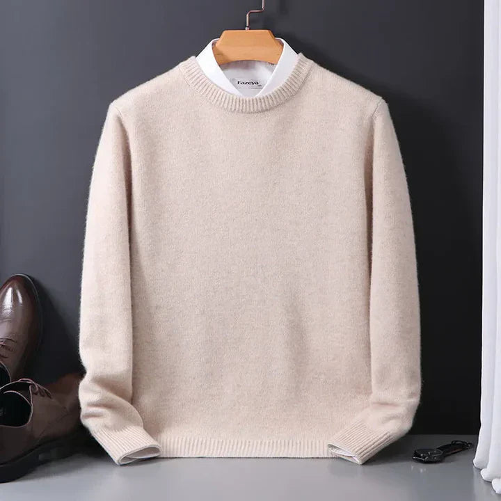 Caspian – Classic fine Wool-like Sweater for Men