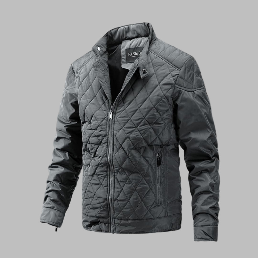 Elegant Transitional Quilted Jacket for Men