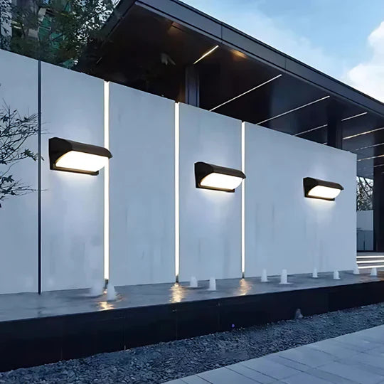 LED Outdoor Wall Lamp with Motion Sensor Smart Lighting