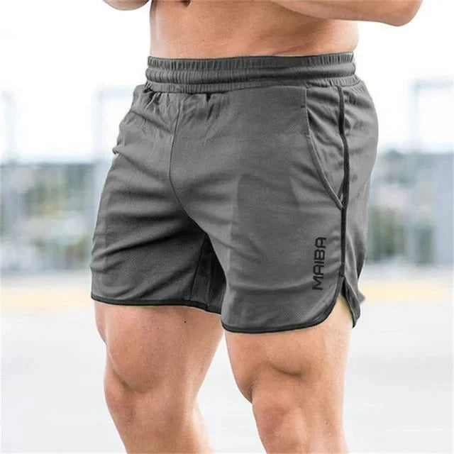 Slim-Fit Elastic Men's Swimming Trunks