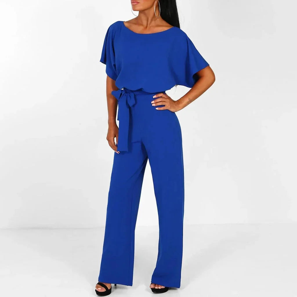 Elegant Women's Jumpsuit with Slim Waist