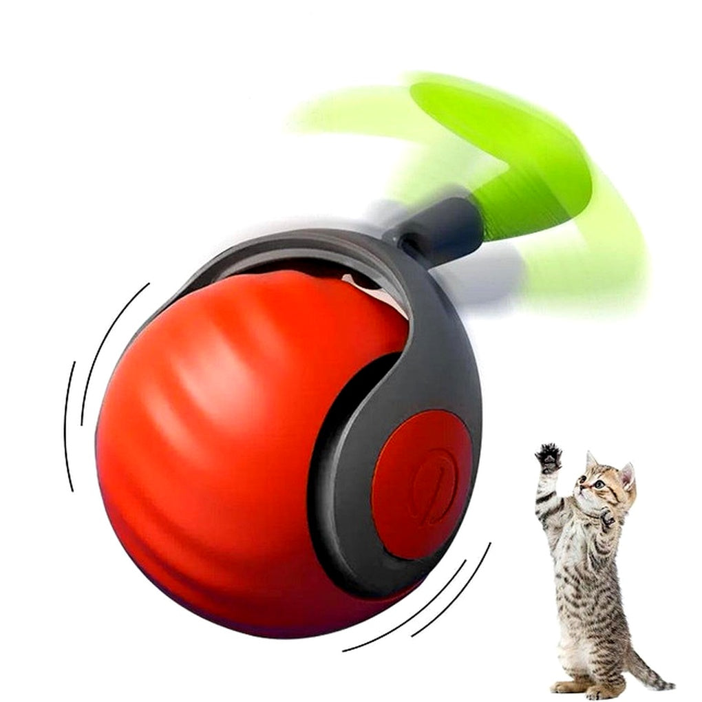 Interactive Cat Ball Toy – Self-Moving Rolling Play Sphere