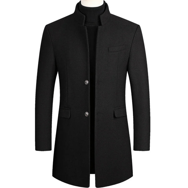 Alexander – Long Formal Men’s Coat with Timeless Elegance