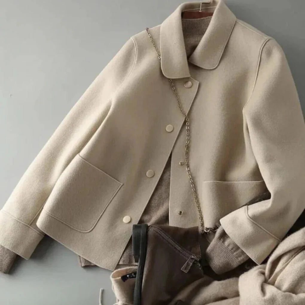 Women’s Button-Down Winter Jacket – Warm Layer with All-Season Appeal