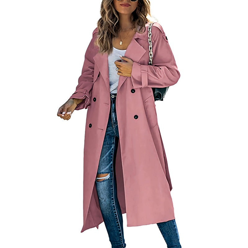 Women's Long Trench Coat Timeless & Functional
