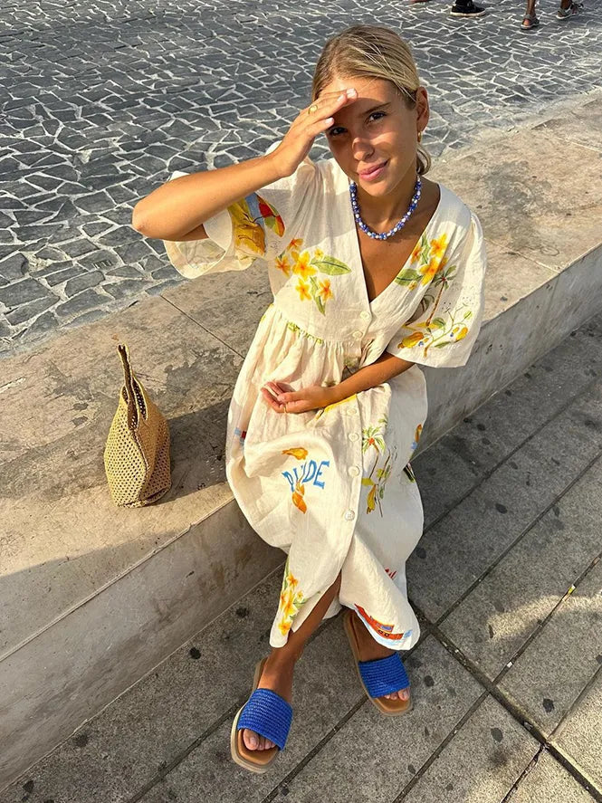 Elsiea – Women's Patterned Summer Dress