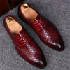 Neat Leather Lace-Up Men Shoes