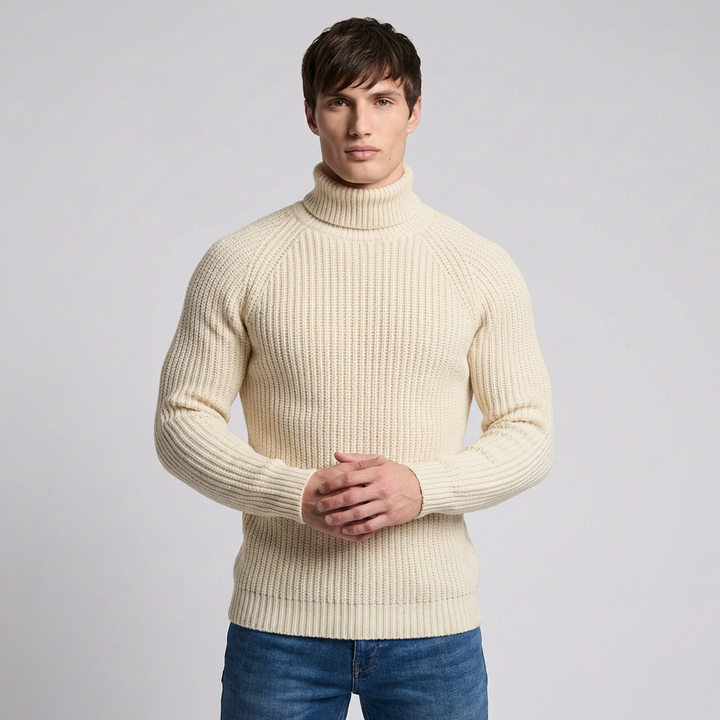 Men’s Turtleneck Knit Winter Sweater