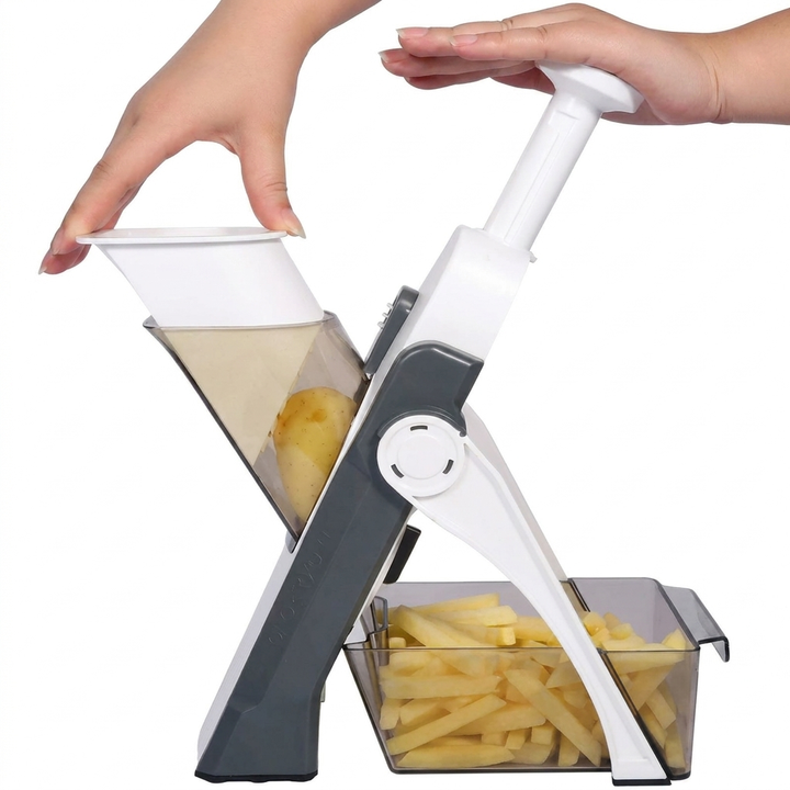 5-in-1 Vegetable Slicer – Safe & Interchangeable
