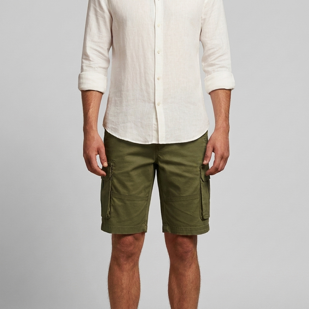 Utility Cargo Shorts – Men