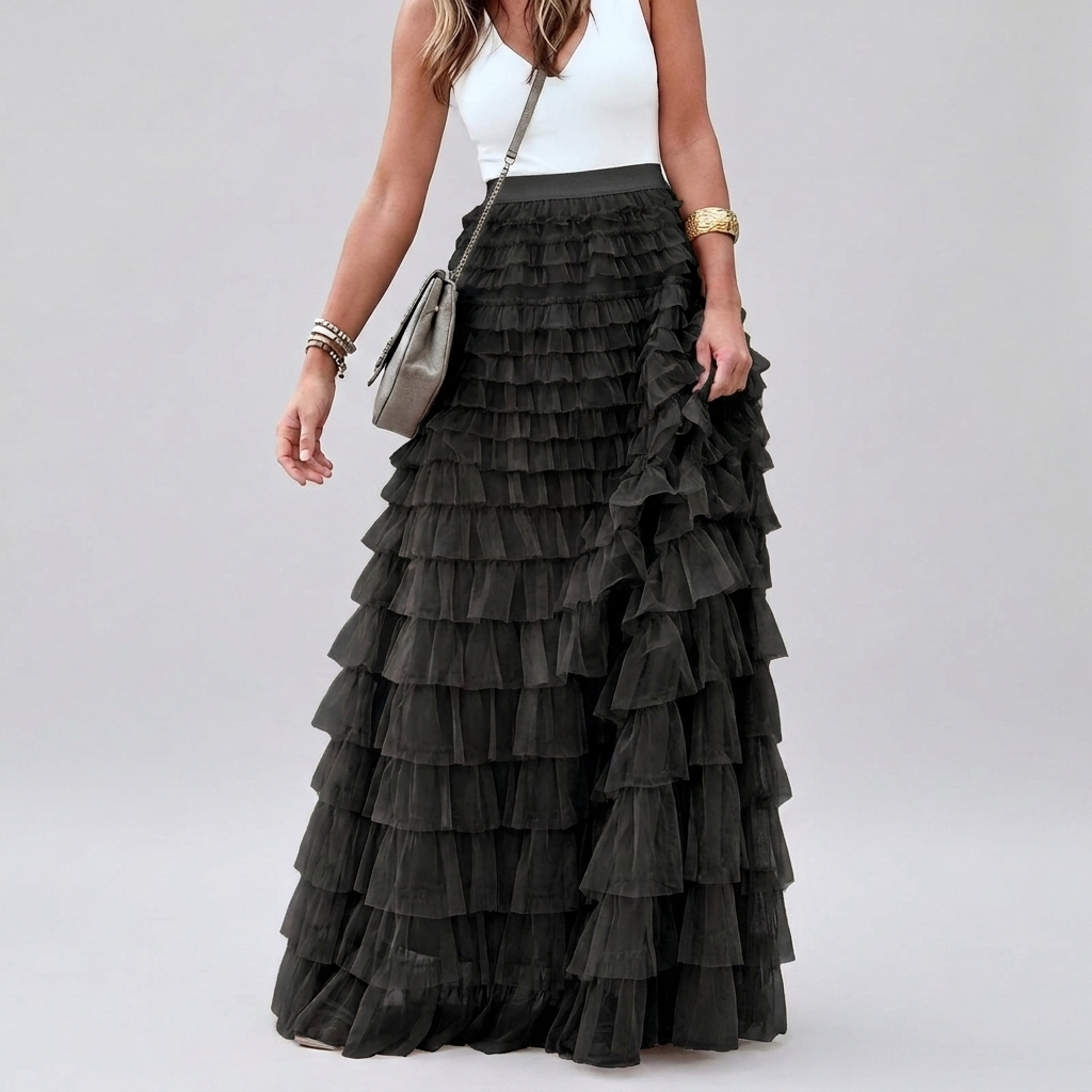 Chic Pleated Midi