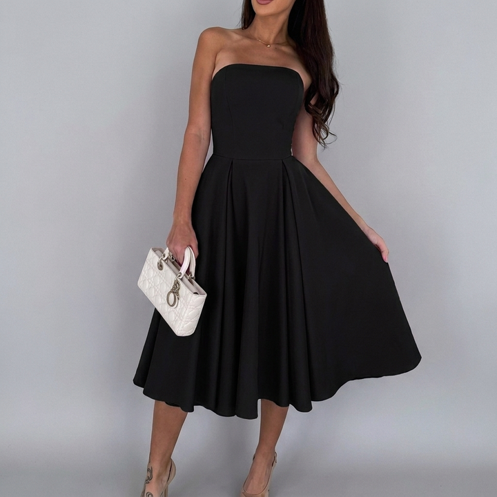 Chic Strapless Midi for Women