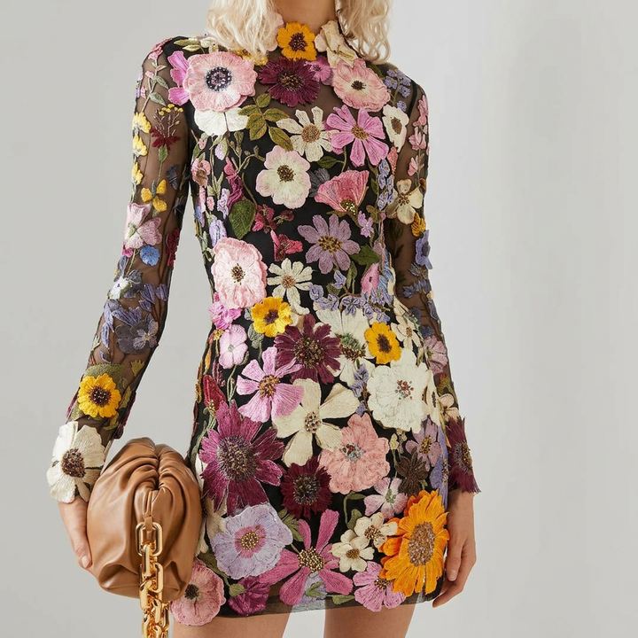 Women's 3D Flower Dress
