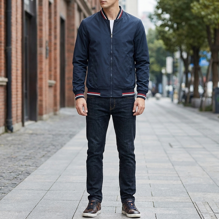 Striped Zip Bomber