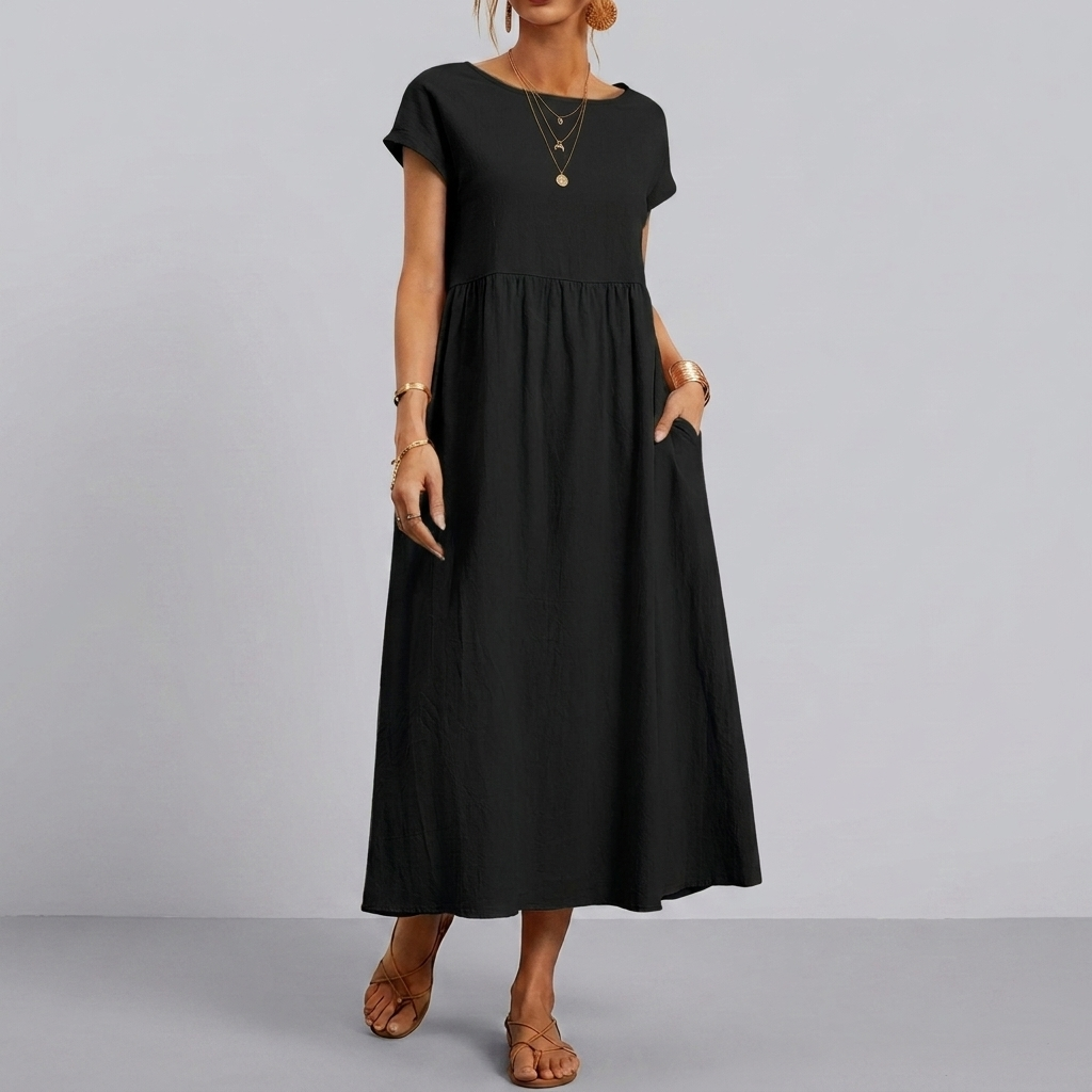 Women's Pocket Midi Dress