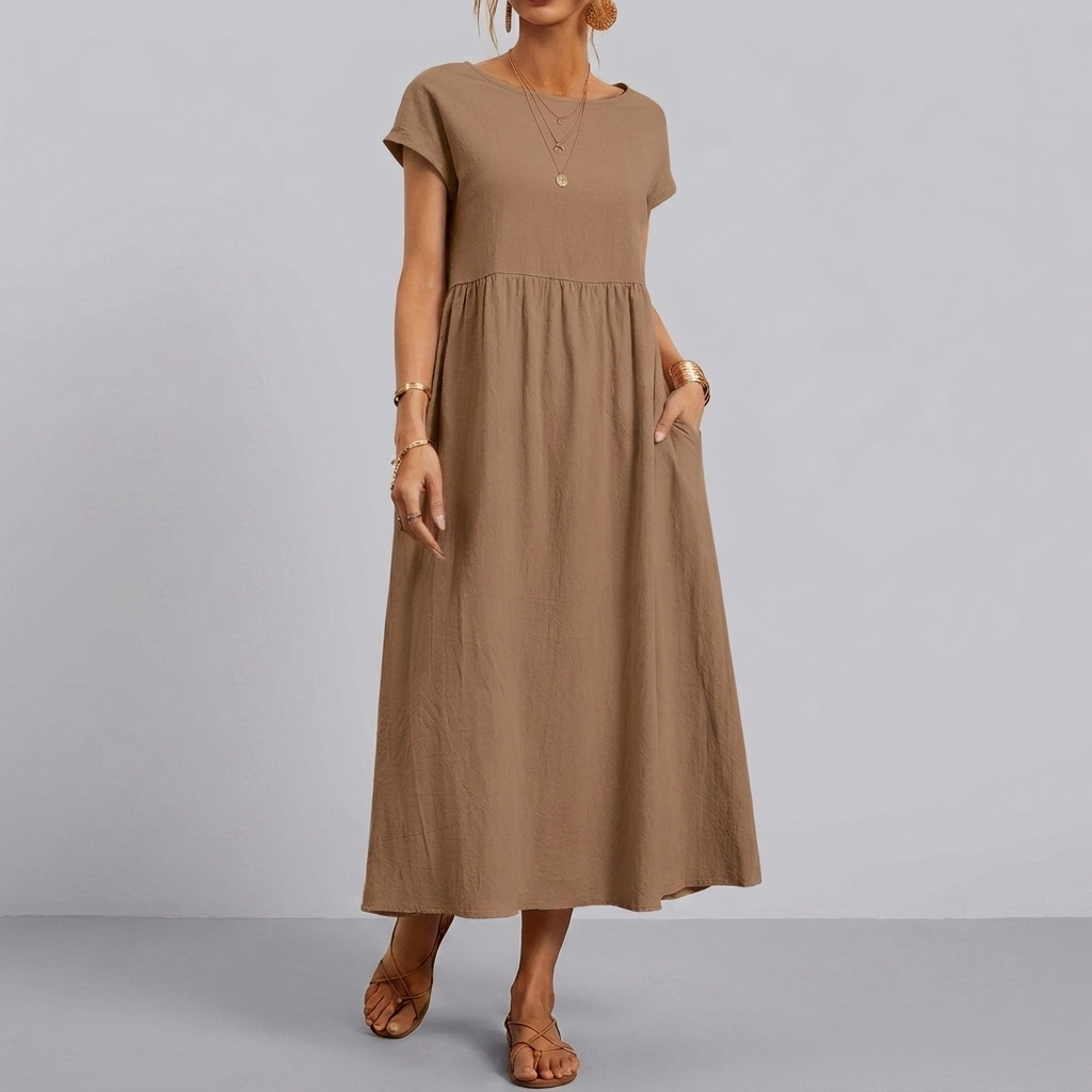 Women's Pocket Midi Dress