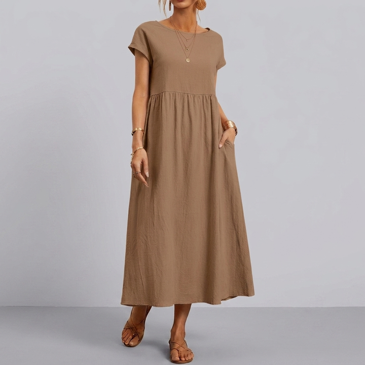 Women's Pocket Midi Dress