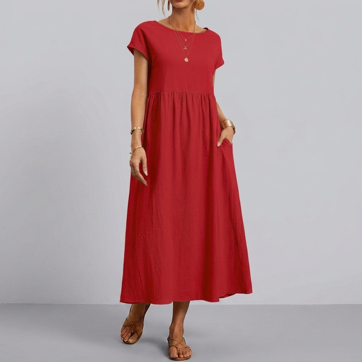 Women's Pocket Midi Dress