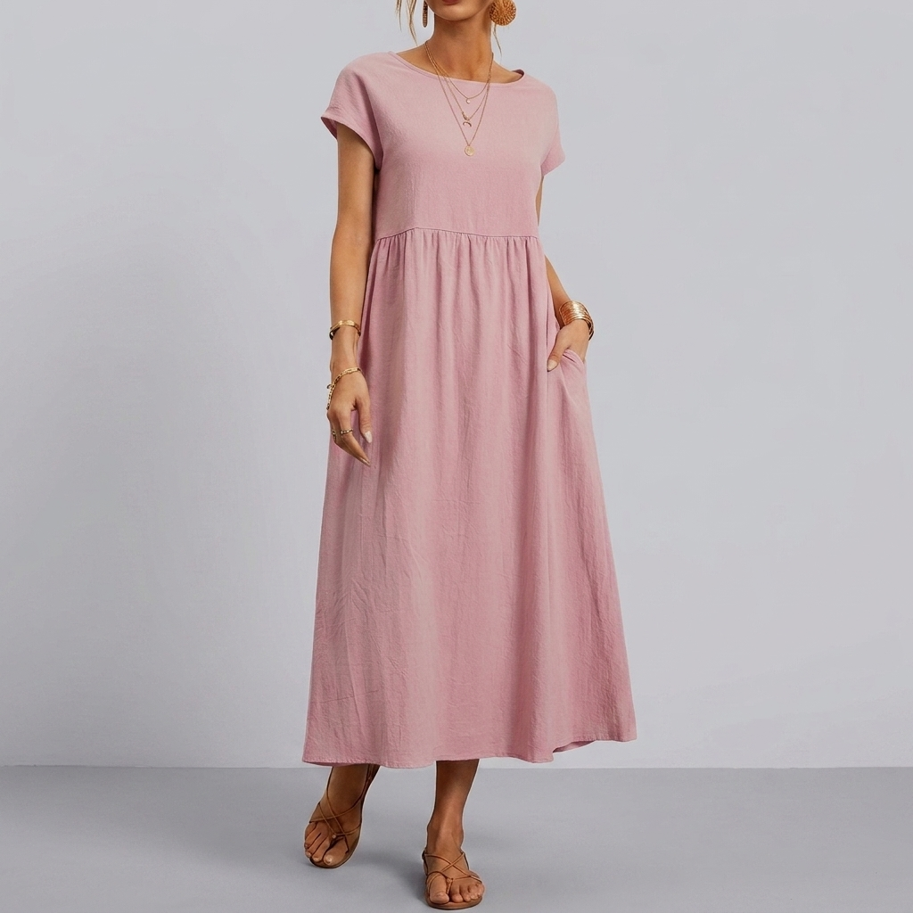 Women's Pocket Midi Dress