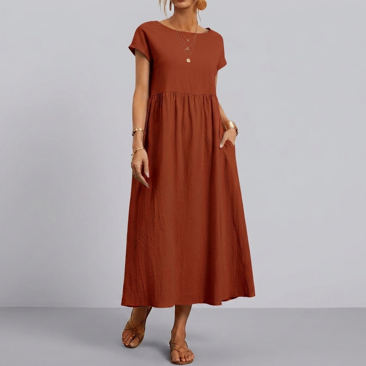 Women's Pocket Midi Dress