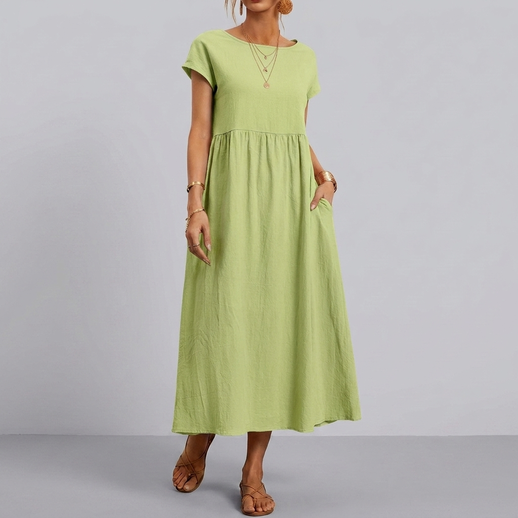 Women's Pocket Midi Dress