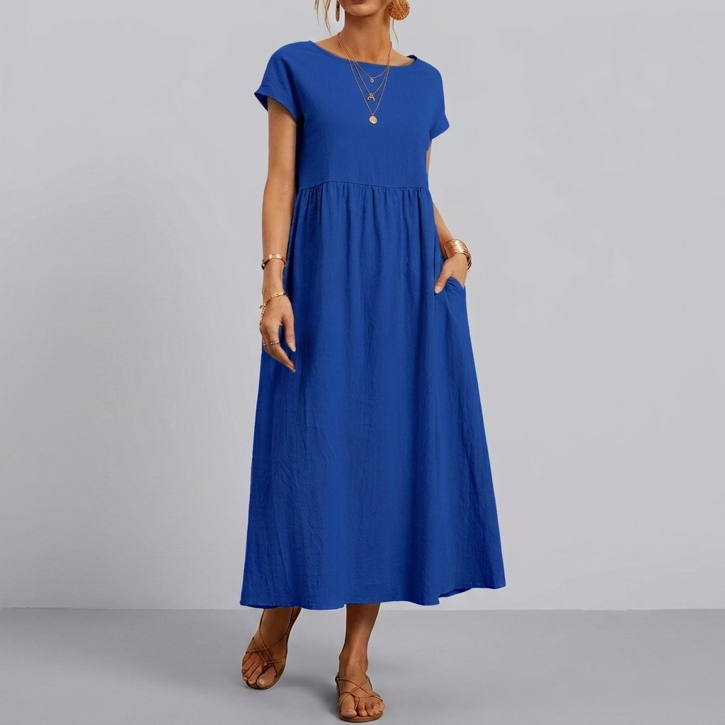 Women's Pocket Midi Dress