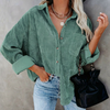 Soft Corduroy Women’s Shirt – Vintage Style