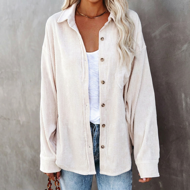 Soft Corduroy Women’s Shirt – Vintage Style