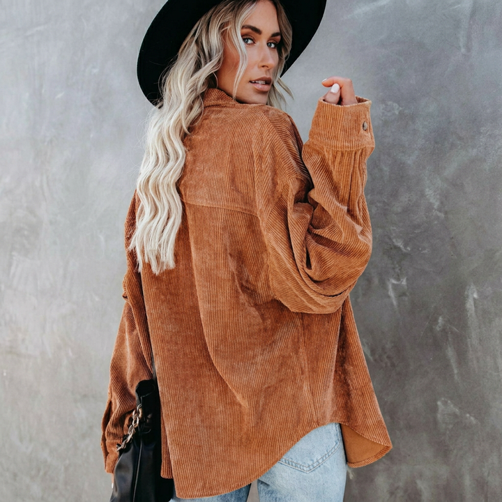 Soft Corduroy Women’s Shirt – Vintage Style