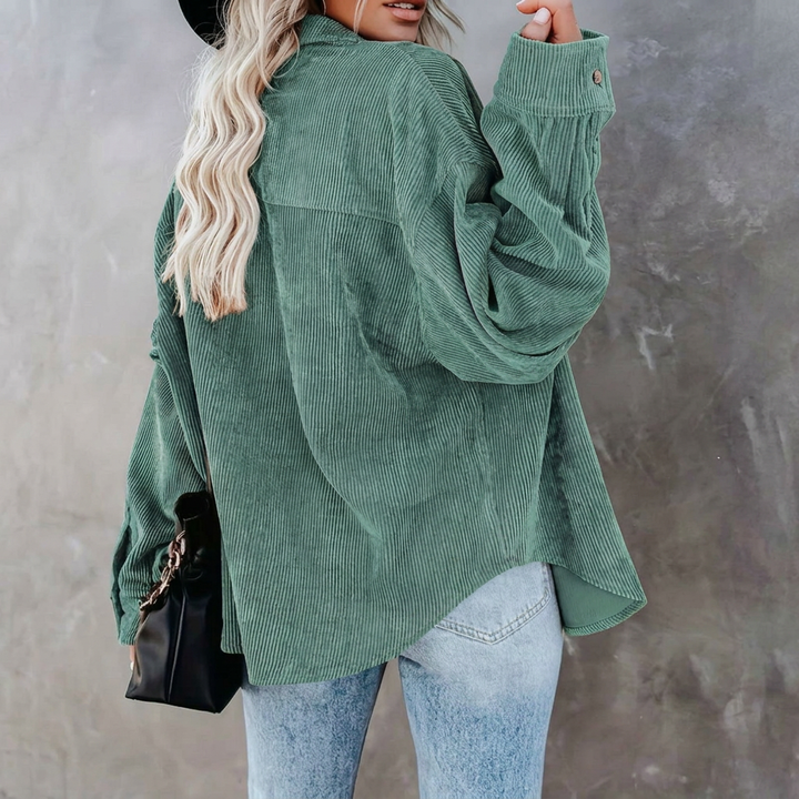 Soft Corduroy Women’s Shirt – Vintage Style