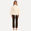 Stylish Cape Jacket with Belt – Women’s