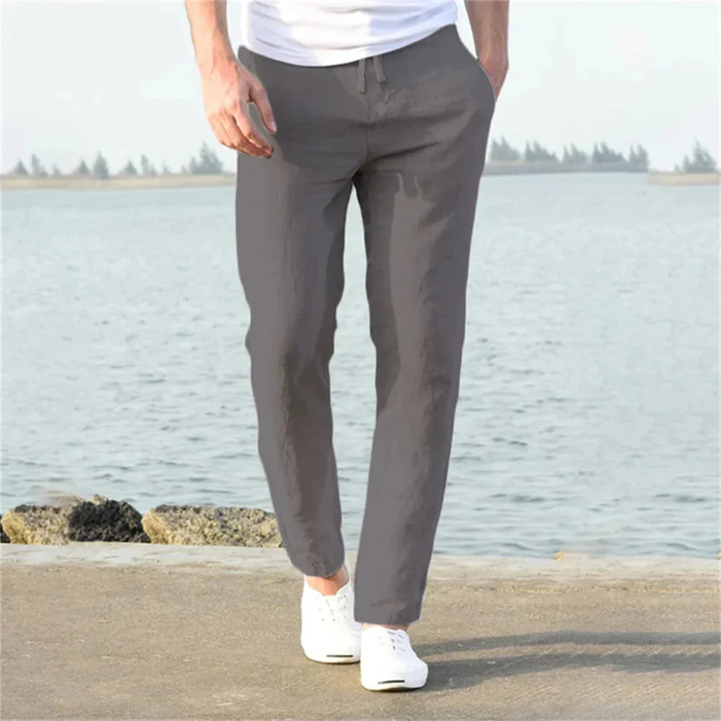 Men’s Linen Summer Trousers – Casual Style with Airy Design