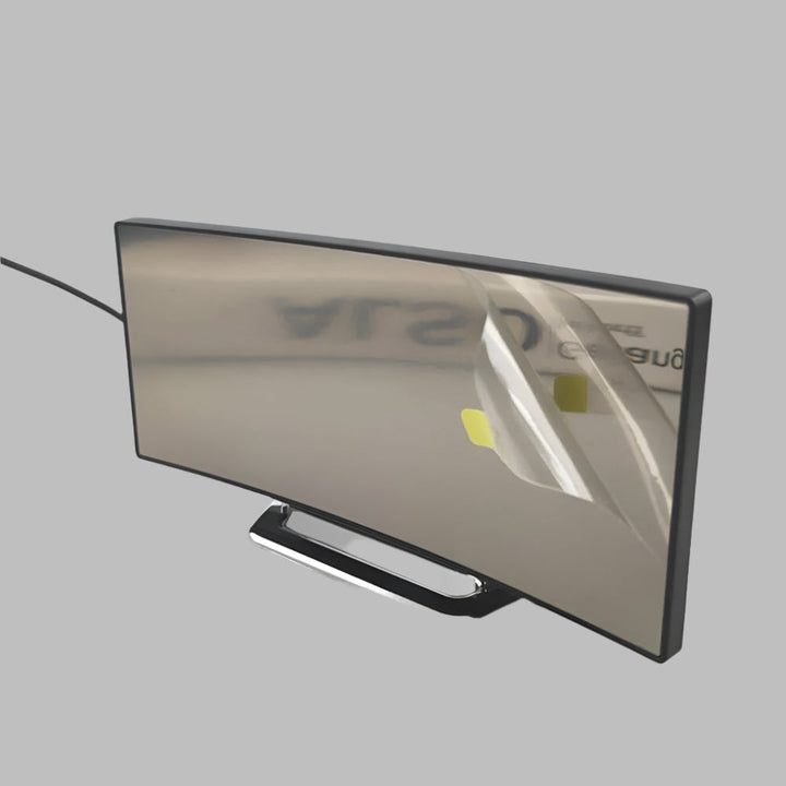 Curved LED Alarm Clock