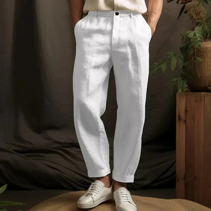 Men’s Linen Casual Trousers – Airy Style for Summer Days