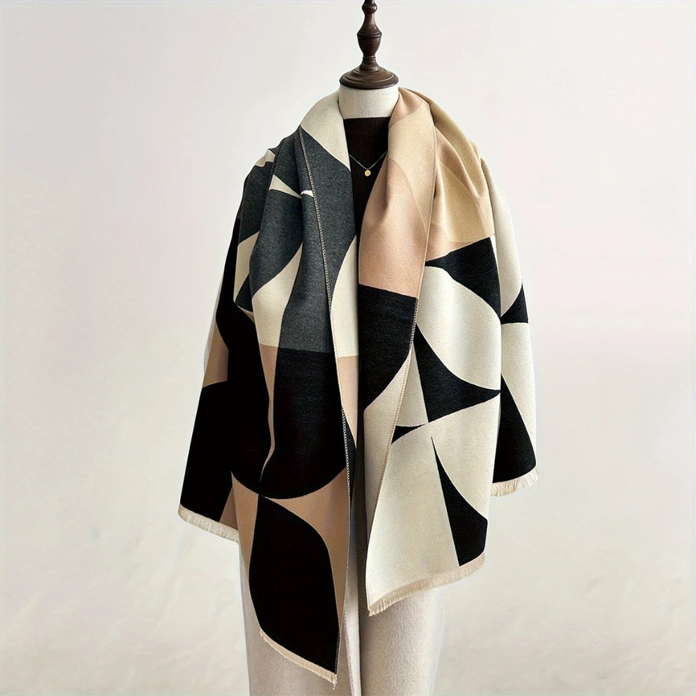Reversible Poncho Scarf