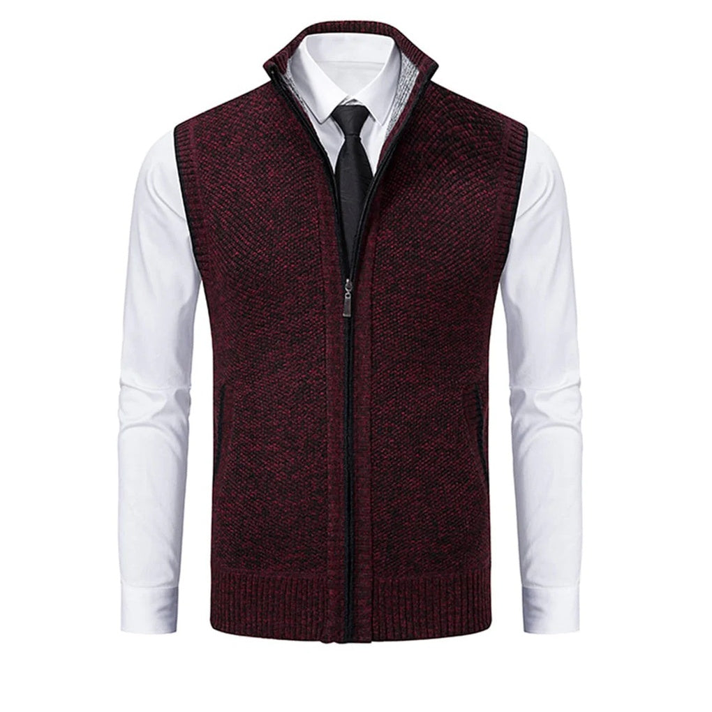 Stylish Men’s Vest — Polished Layer with Refined Details